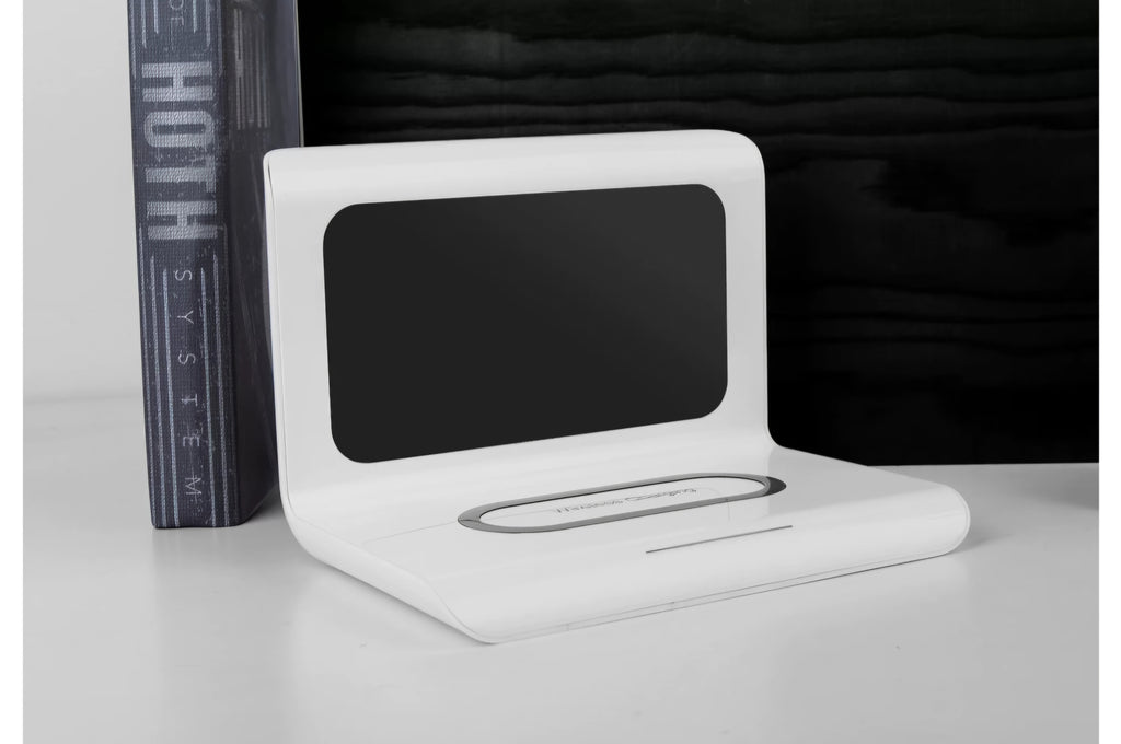 3-in-1 Smart Digital Alarm Clock & Fast Wireless Charging Station – Sleek Design with Temperature & Date Display